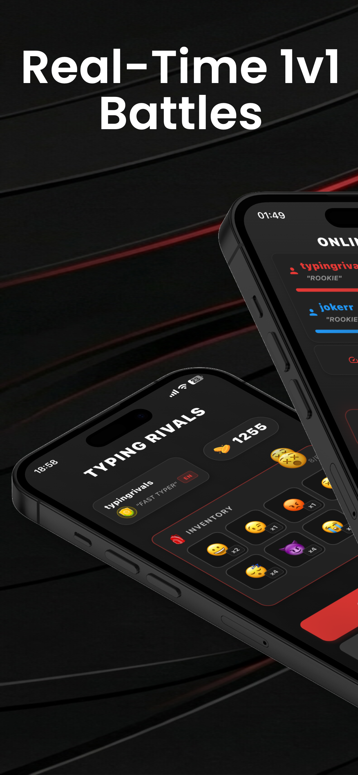 Typing Rivals gameplay race track